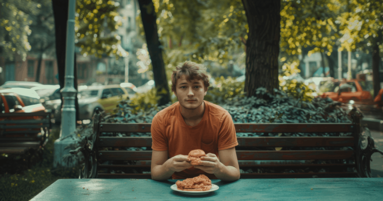 angst in der öffentlichkeit zu essen